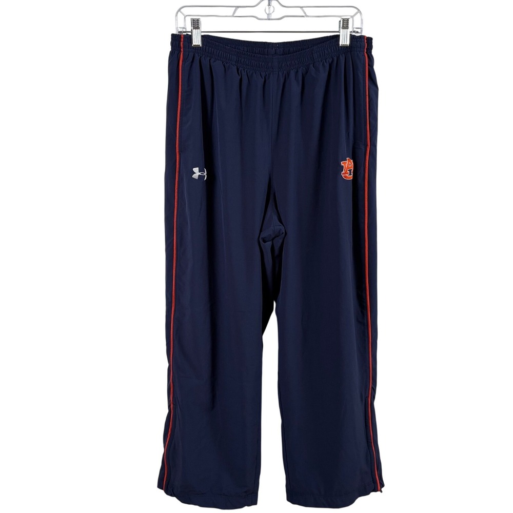 Auburn University Under Armour Track Pants Mens Size‎ L Loose-Fit Lined